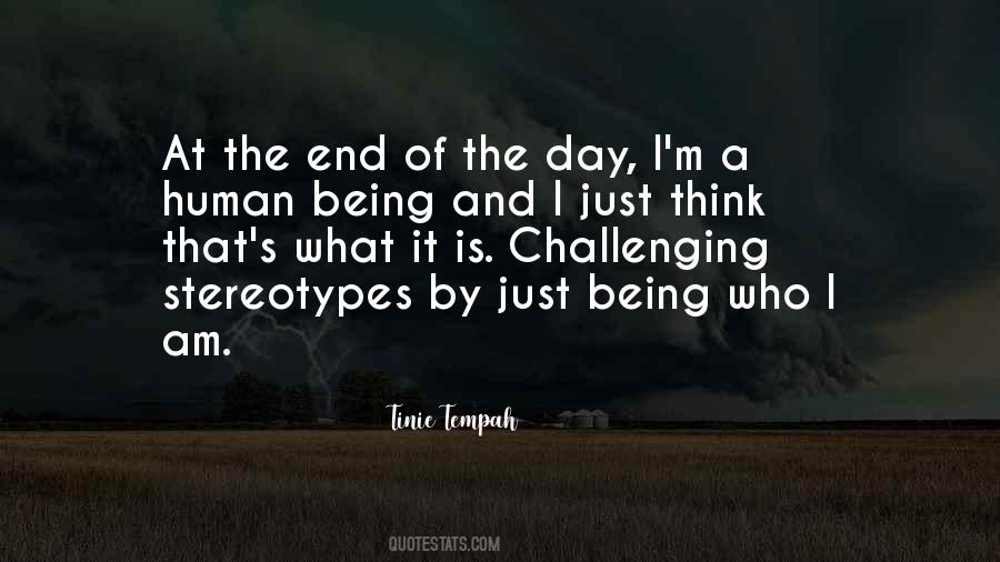 I Am A Human Being Quotes #108900
