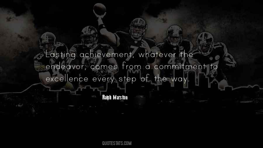 Achievement Excellence Quotes #1769527