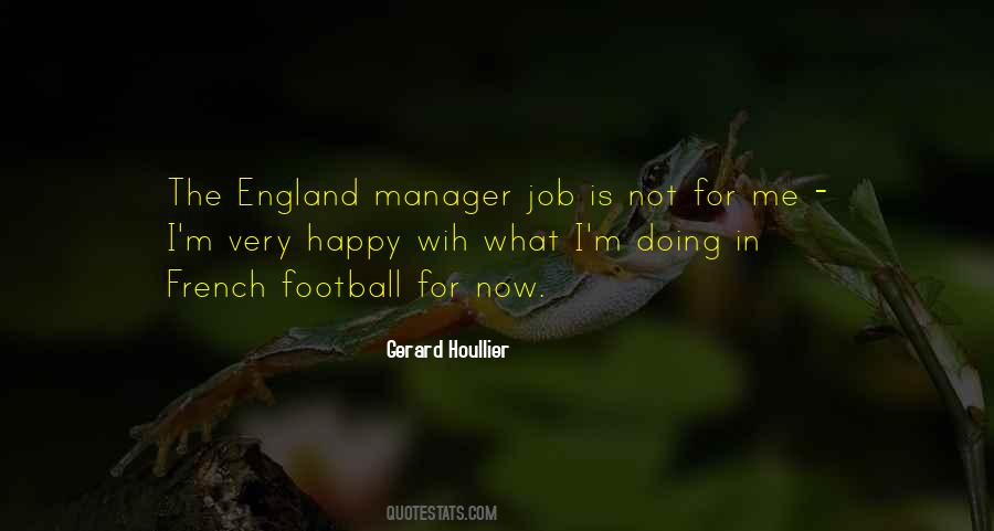 England Manager Quotes #892579