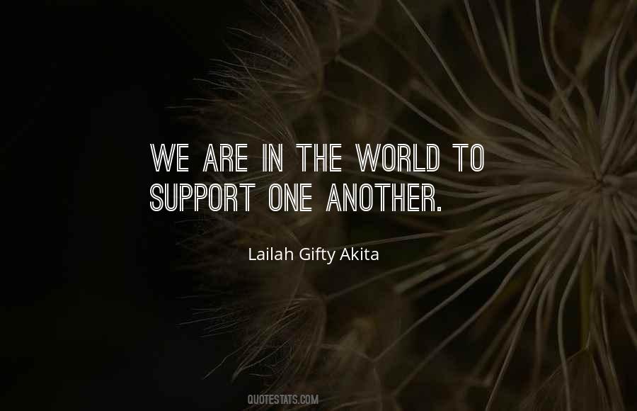 Support World Quotes #139123