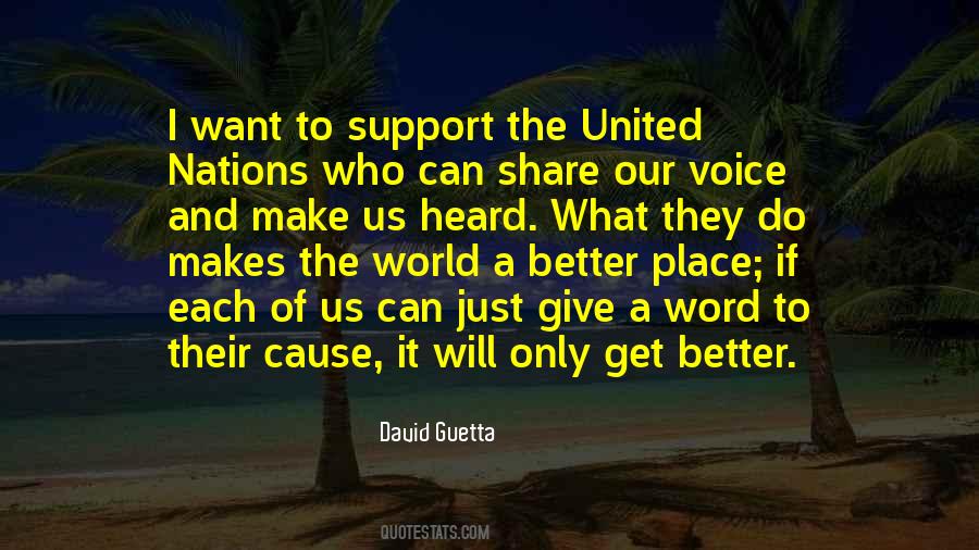 Support World Quotes #641610