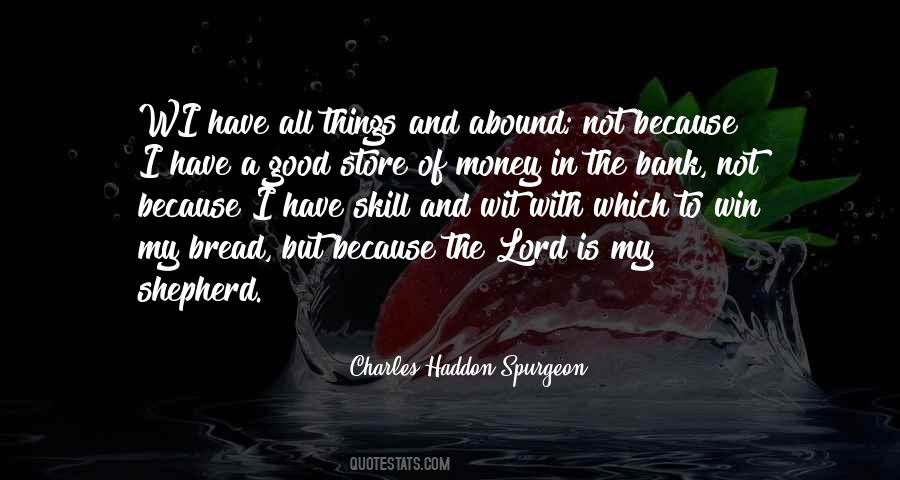 Store Money Quotes #1408478