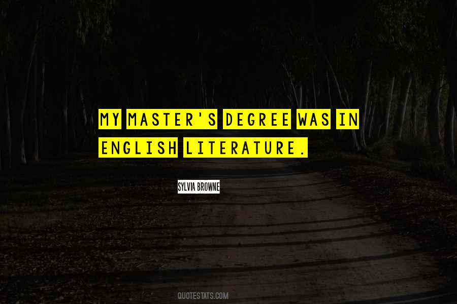 English Degree Quotes #1072516
