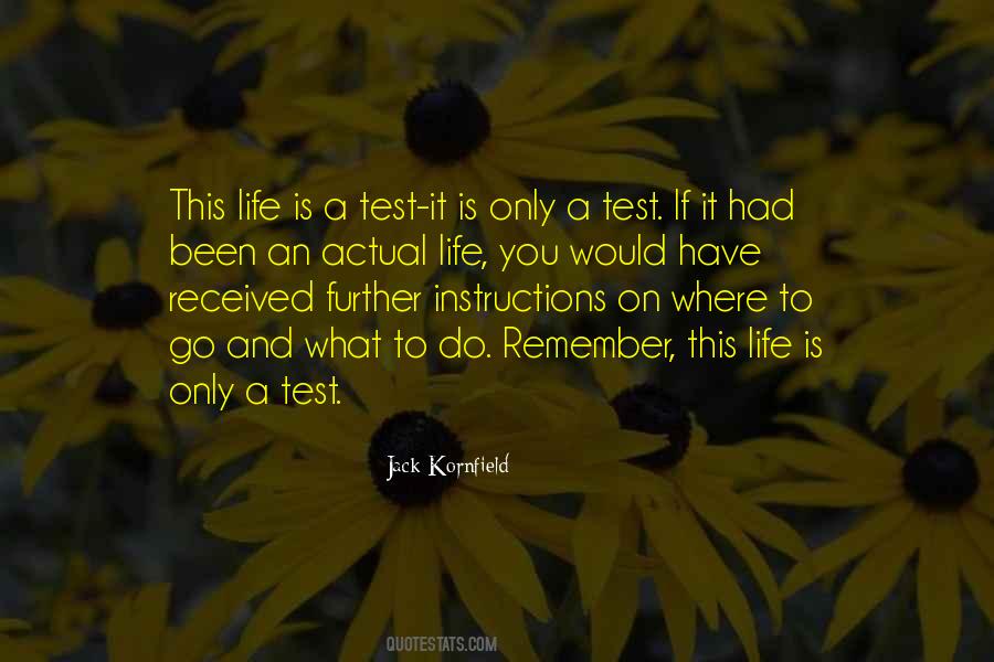 This Is A Test This Is Only A Test Quotes #1511085