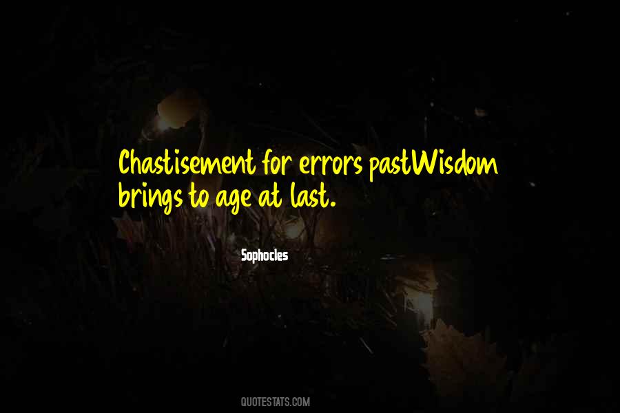 Age Brings Wisdom Quotes #1480506