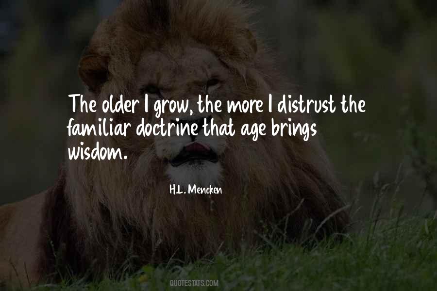 Age Brings Wisdom Quotes #1671153