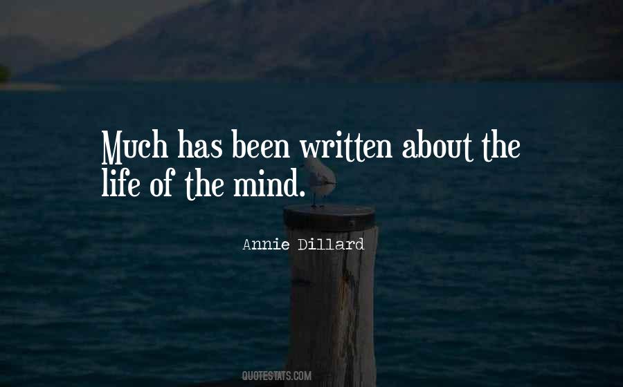 Quotes About The Life Of The Mind #1381921