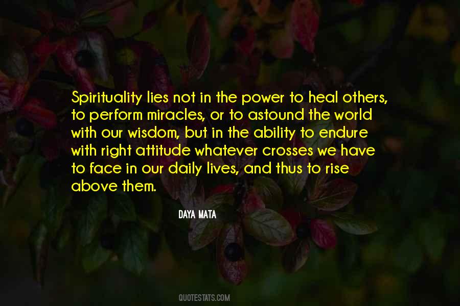 Power To Heal Quotes #505276