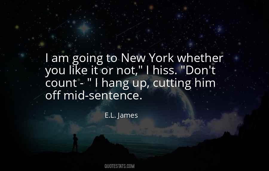Quotes About Going To New York #73231