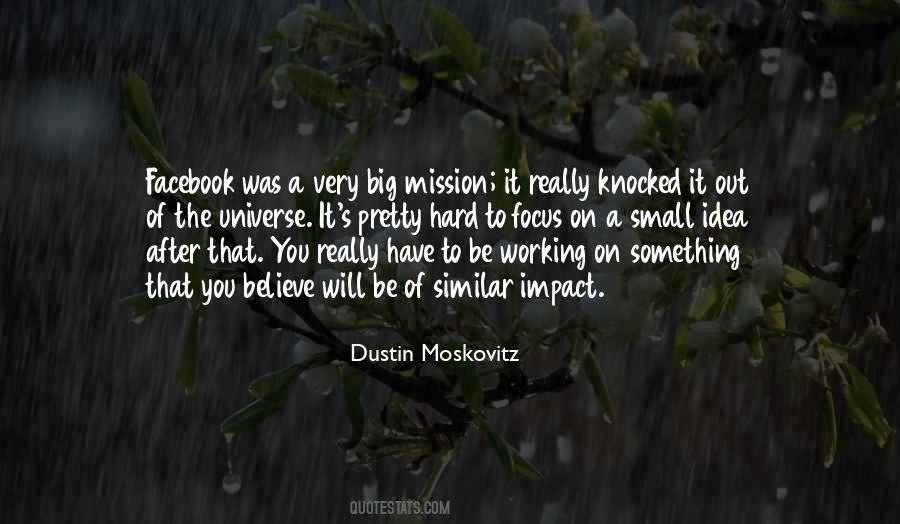 Focus On The Mission Quotes #1837683