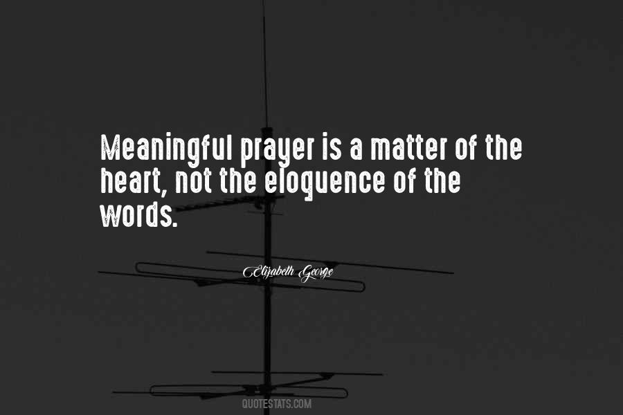 Meaningful Prayer Quotes #1794255