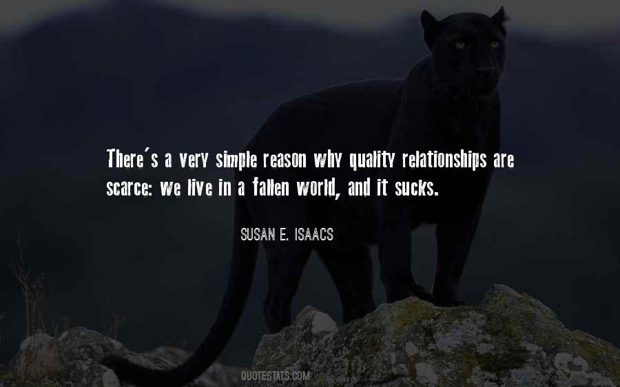 We Live In A Fallen World Quotes #1520463