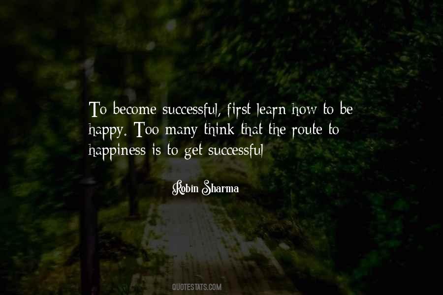To Become Successful Quotes #241513