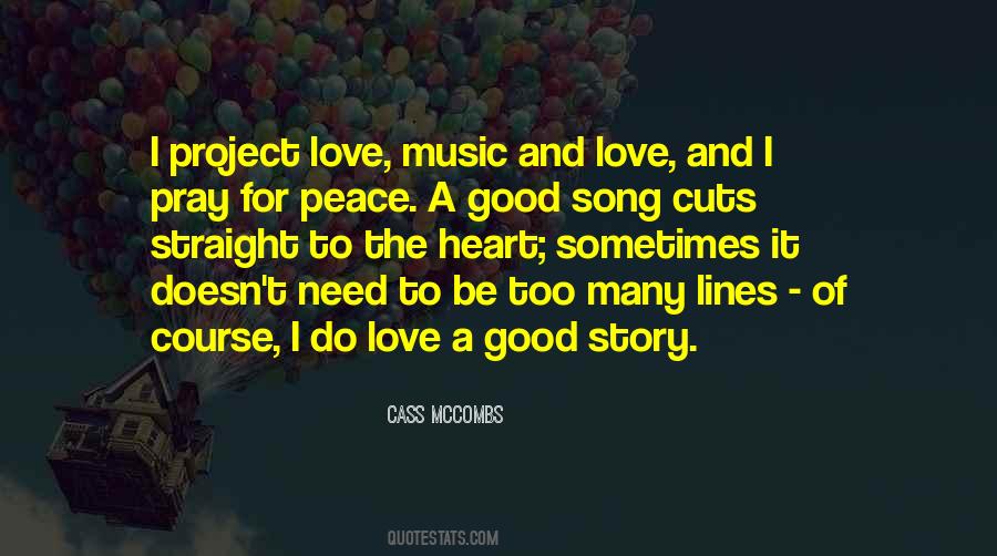 Quotes About Peace And Music #1000085