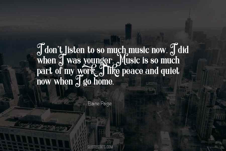 Quotes About Peace And Music #1843826
