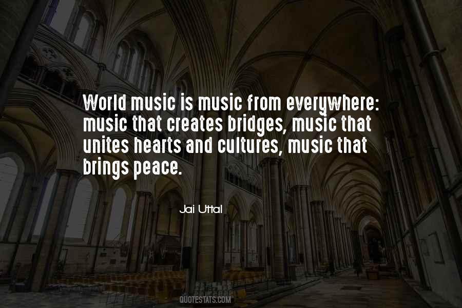 Quotes About Peace And Music #803964