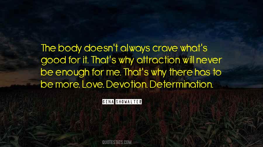 Determination Love Quotes #98632