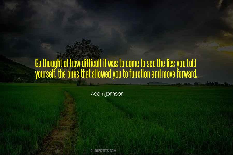 How To Move Forward Quotes #1733671