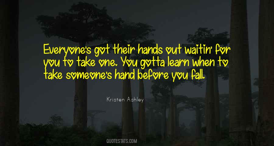 You Fall For Someone Quotes #55718