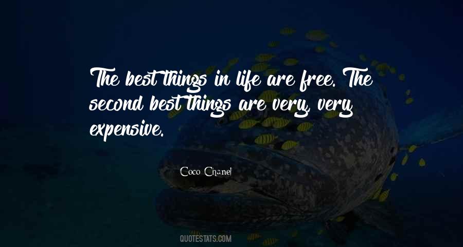 Best Things Are Free Quotes #1150057