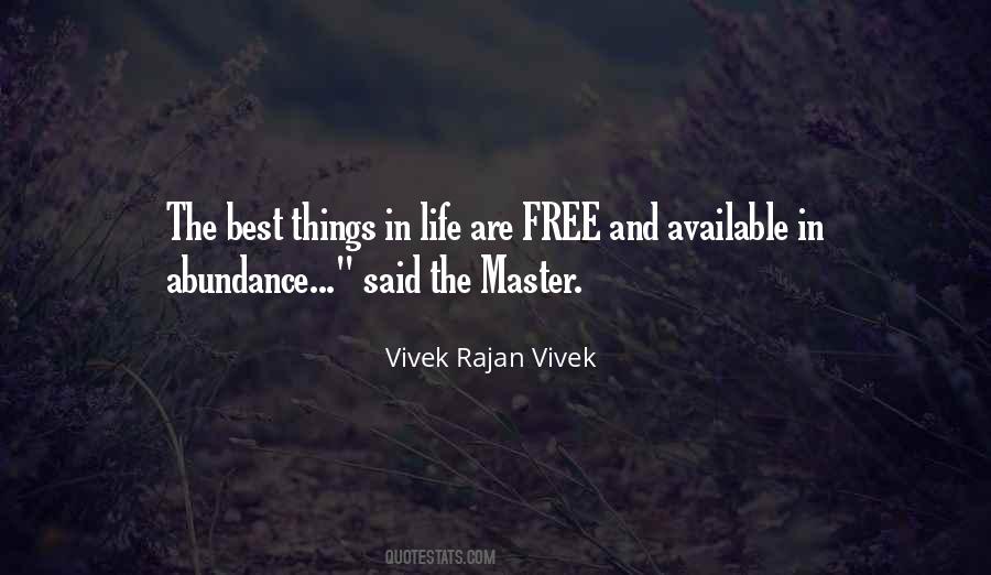 Best Things Are Free Quotes #676161