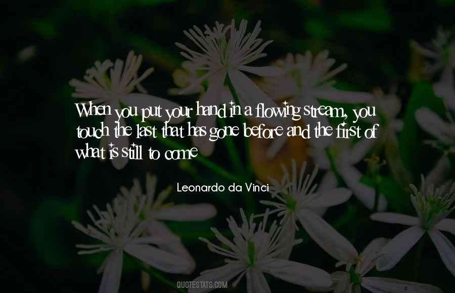 Quotes About The Touch Of A Hand #1569598