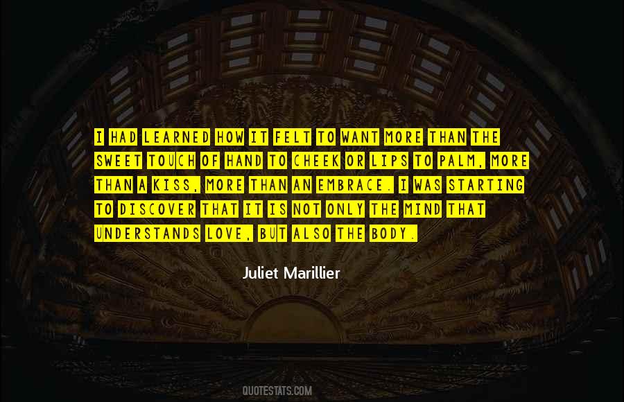 Quotes About The Touch Of A Hand #1728695
