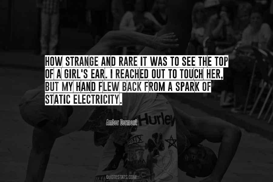 Quotes About The Touch Of A Hand #1804998