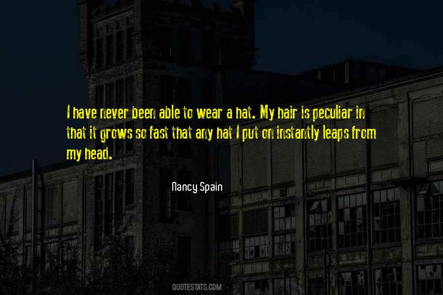Wear Your Hat Quotes #181535