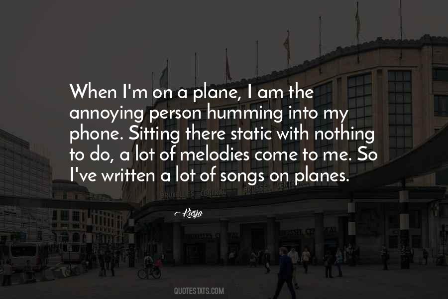 On A Plane Quotes #1211878