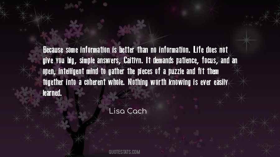 Life Puzzle Pieces Quotes #900863