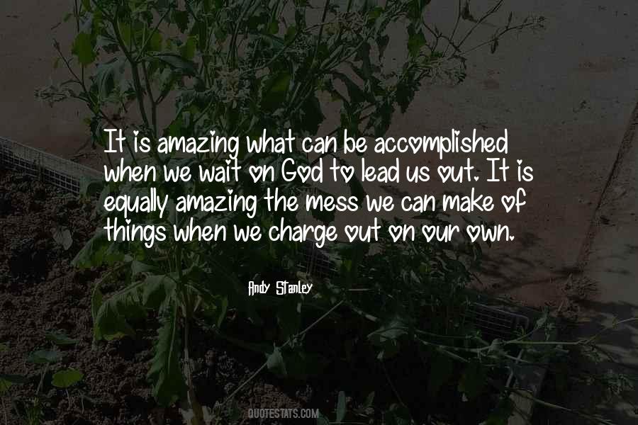 God Lead Quotes #110555