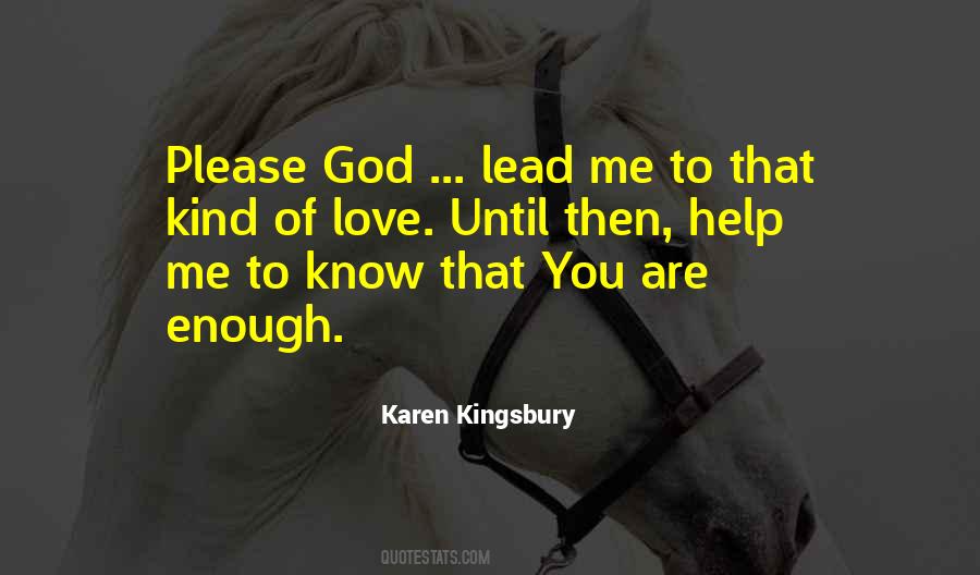 God Lead Quotes #1177868