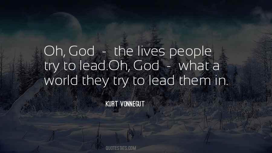 God Lead Quotes #235365
