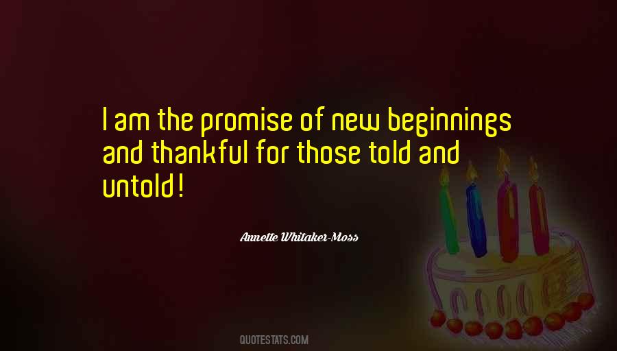 Quotes About The New Beginnings #1191250