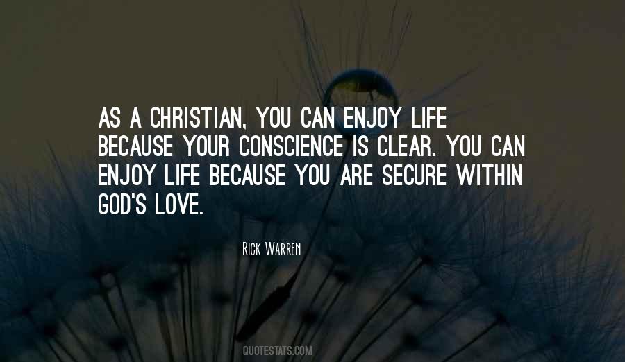 Enjoy Life With God Quotes #1290683