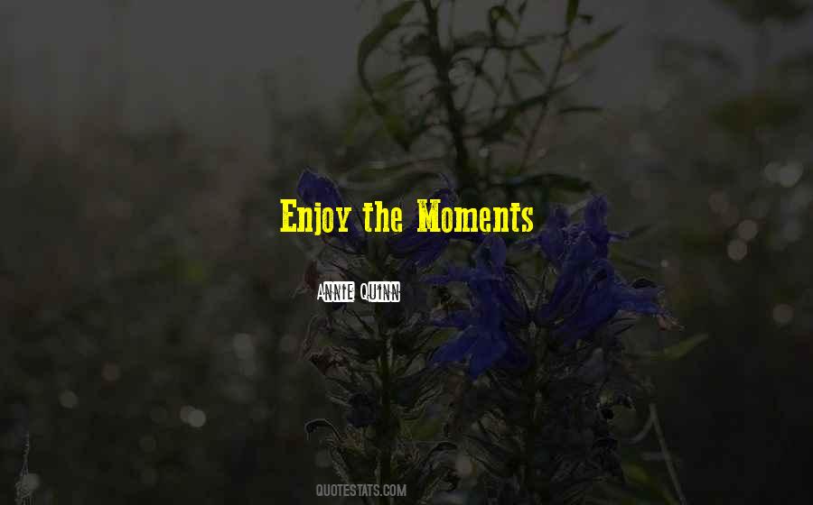 Enjoy Moments Quotes #1009133