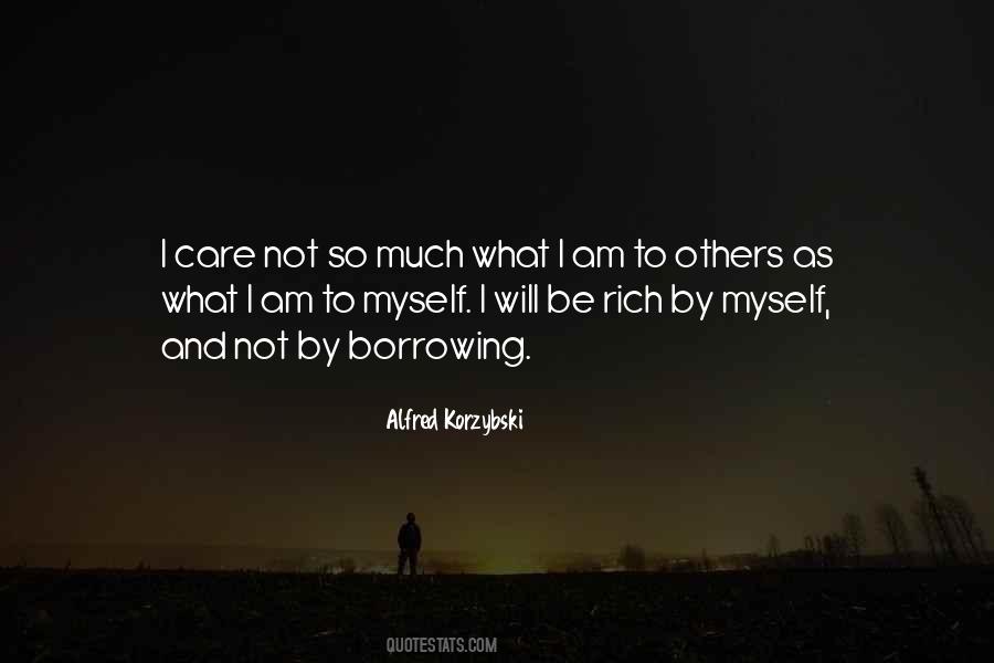 I Will Be Myself Quotes #165986
