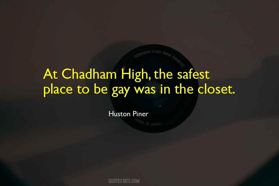 Gay High School Quotes #1871281