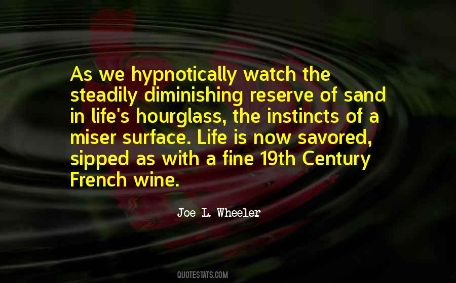 Hourglass Life Quotes #1463566