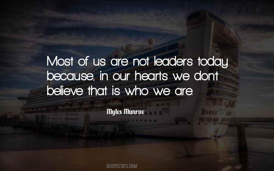 Heart Of Leadership Quotes #357314