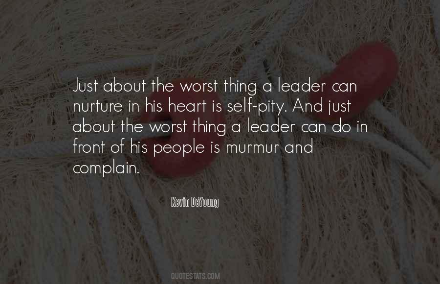 Heart Of Leadership Quotes #760812