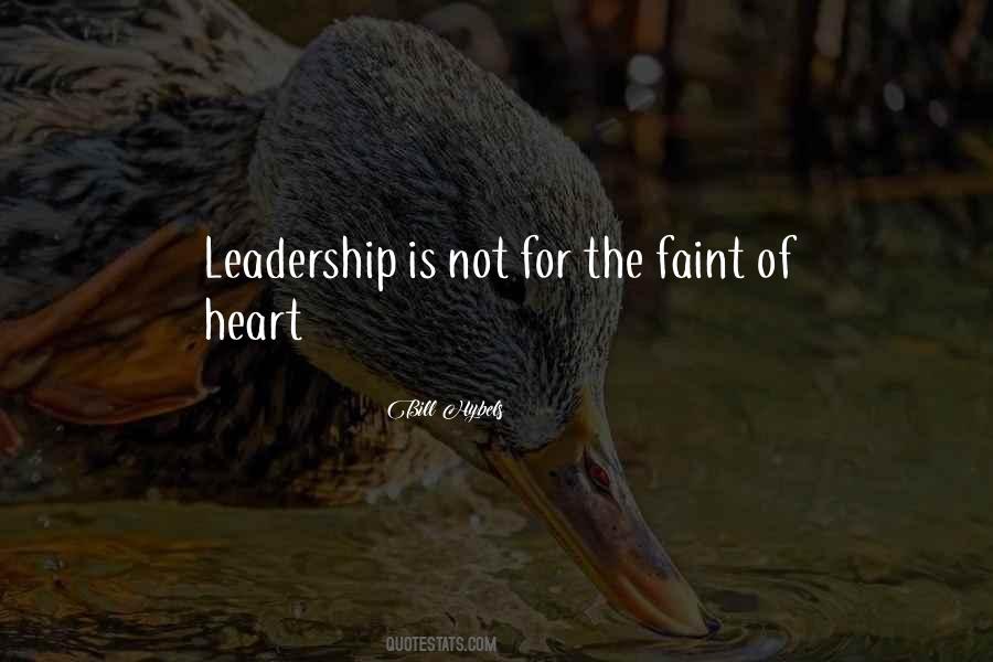 Heart Of Leadership Quotes #815918