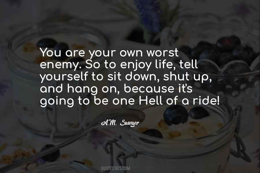 Enjoy The Ride Life Quotes #1379133