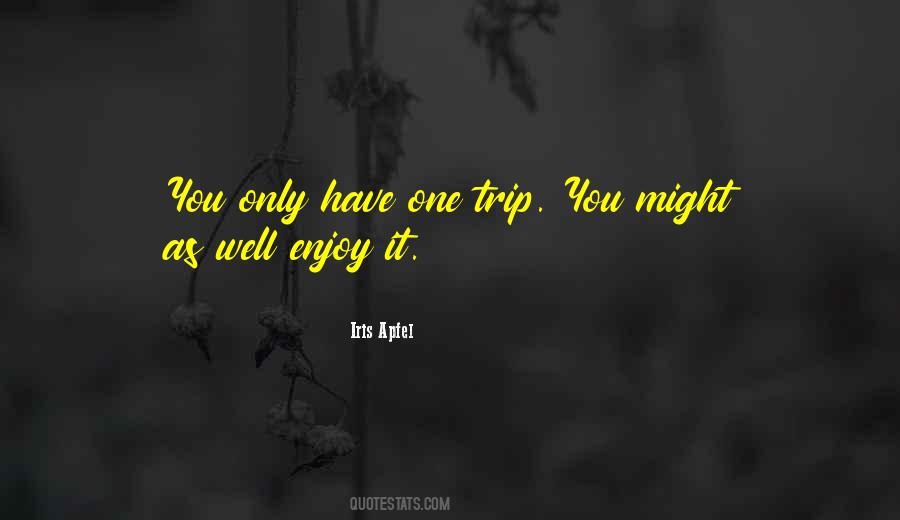 Enjoy The Trip Quotes #585195