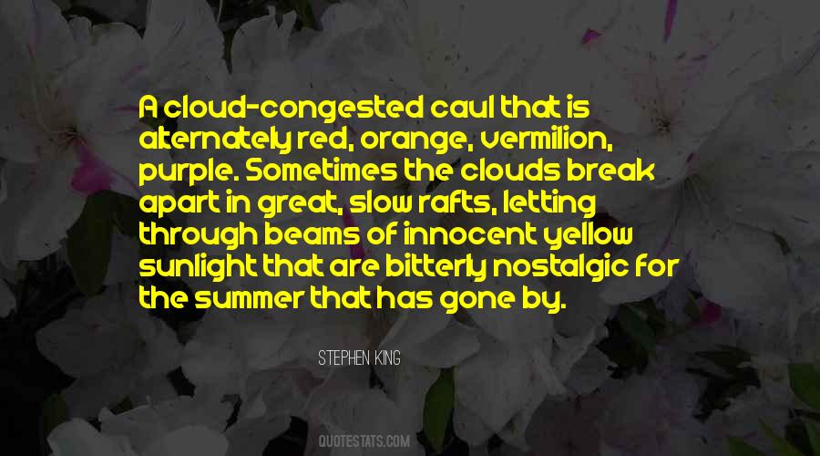 Quotes About Orange Clouds #1104633