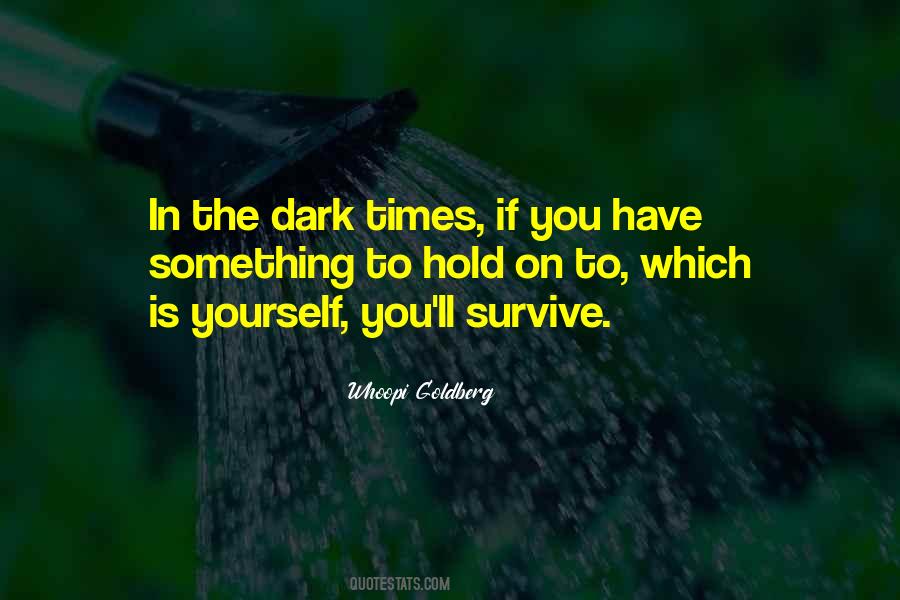 When Times Are Dark Quotes #335527