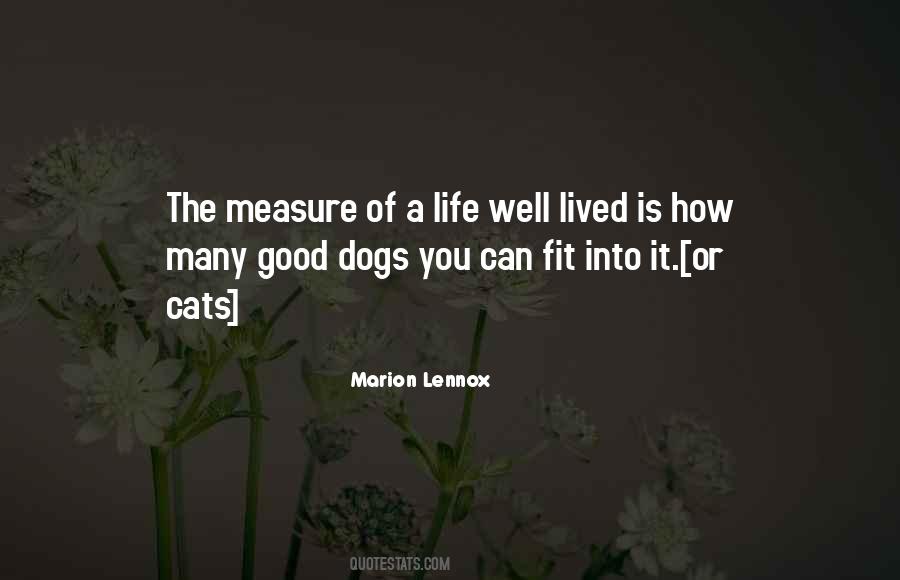 Lived A Good Life Quotes #1721564