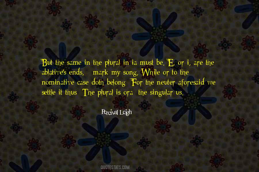 Plural In Quotes #1272171