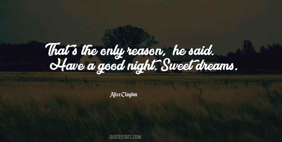 Sweet Night Quotes #255205